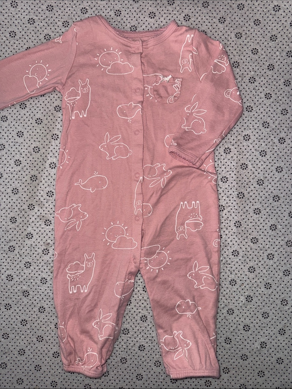 🛍 CUTE LITTLE GIRLS SLEEPER SIZE 9 MONTHS 🛍